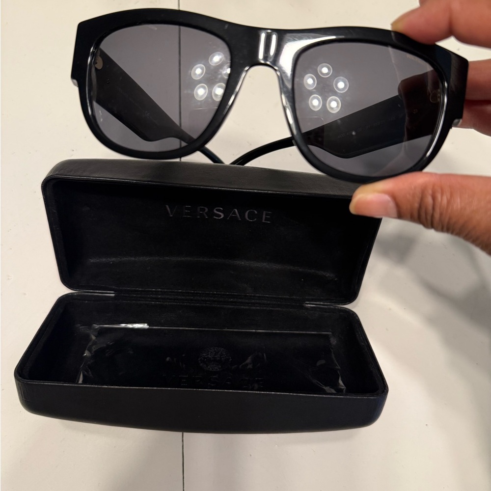 Versace Black Sunglasses with Case